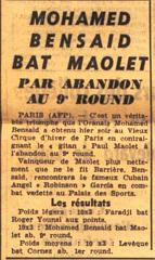 SPORT BOXE MOHAMED BEN SAID